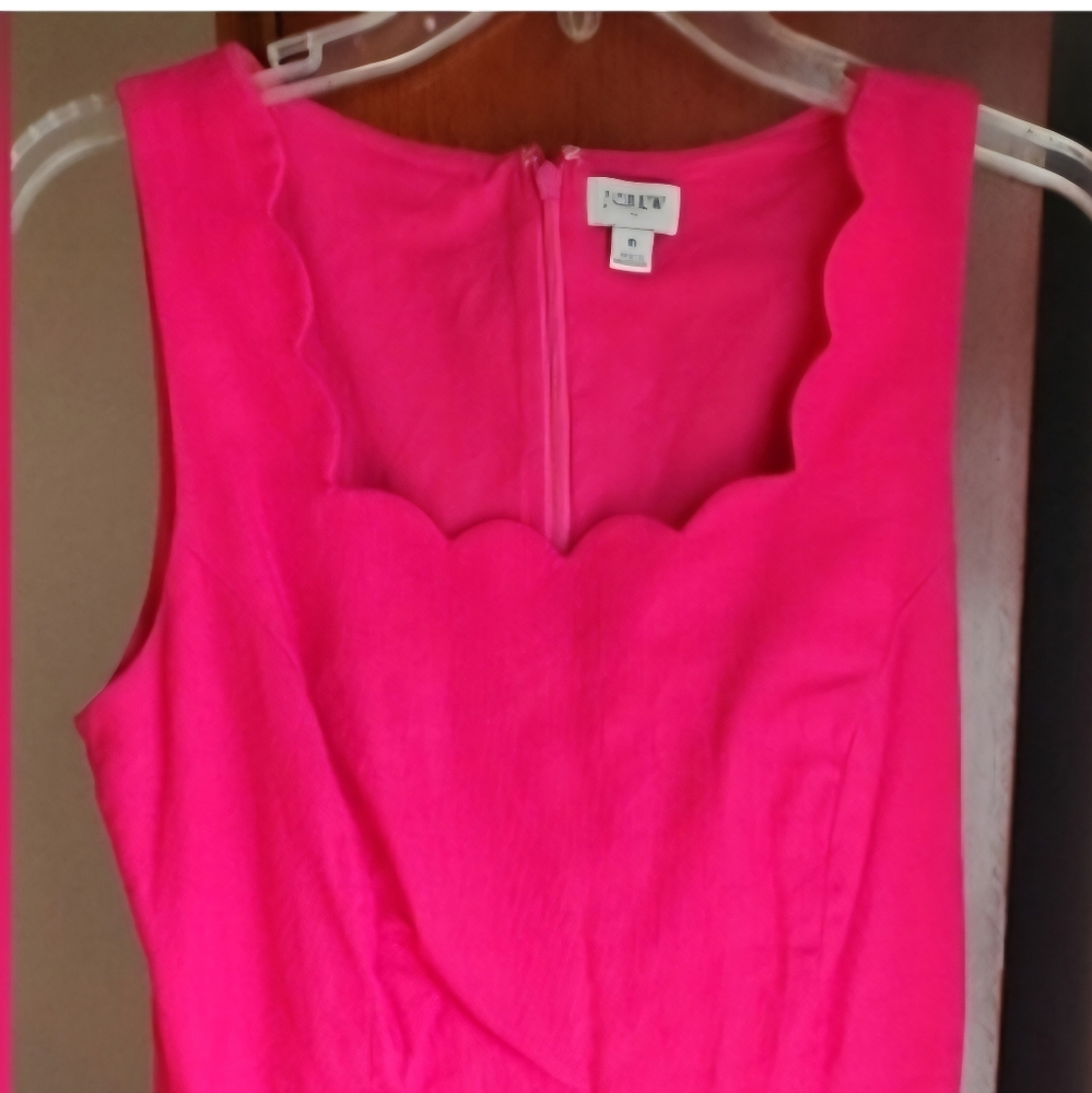 J Crew Scalloped dress Sz 6